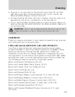 Предварительный просмотр 209 страницы Ford 2010 Transit Connect Owner'S Manual