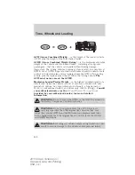 Preview for 168 page of Ford 2011 Crown Victoria Owner'S Manual