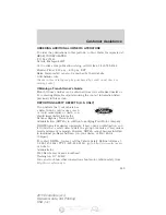 Preview for 249 page of Ford 2011 Econoline Owner'S Manual