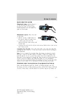 Предварительный просмотр 69 страницы Ford 2011 Escape Hybrid Owner'S Manual