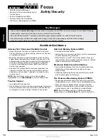 Предварительный просмотр 10 страницы Ford 2011 Focus Brochure & Specs