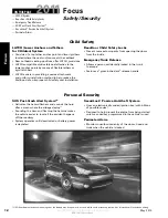 Предварительный просмотр 12 страницы Ford 2011 Focus Brochure & Specs