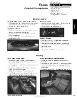 Предварительный просмотр 15 страницы Ford 2011 Focus Brochure & Specs