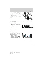 Предварительный просмотр 49 страницы Ford 2011 Focus Owner'S Manual