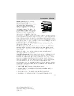 Предварительный просмотр 31 страницы Ford 2011 Fusion Hybrid Owner'S Manual