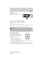 Предварительный просмотр 77 страницы Ford 2011 Fusion Hybrid Owner'S Manual