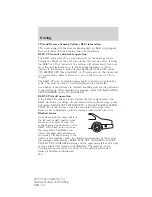 Предварительный просмотр 238 страницы Ford 2011 Fusion Hybrid Owner'S Manual