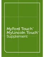 Предварительный просмотр 1 страницы Ford 2011 HMI-2 Gen 2 Supplement Manual