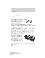 Предварительный просмотр 250 страницы Ford 2011 Navigator Owner'S Manual