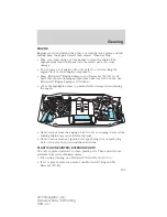 Предварительный просмотр 289 страницы Ford 2011 Navigator Owner'S Manual