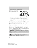 Предварительный просмотр 306 страницы Ford 2011 Navigator Owner'S Manual