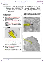 Предварительный просмотр 1050 страницы Ford 2011 Ranger Workshop Manual