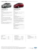 Предварительный просмотр 3 страницы Ford 2013 C-Max Hybrid Specifications