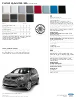 Предварительный просмотр 5 страницы Ford 2013 C-Max Hybrid Specifications