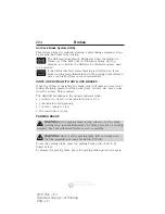 Предварительный просмотр 224 страницы Ford 2013 Flex Owner'S Manual