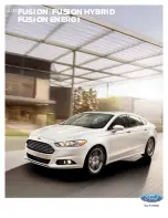 Ford 2013 Fusion Brochure & Specs preview