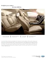 Предварительный просмотр 8 страницы Ford 2013 Fusion Brochure & Specs