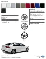 Предварительный просмотр 17 страницы Ford 2013 Fusion Brochure & Specs