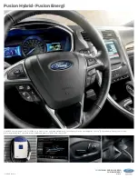 Предварительный просмотр 18 страницы Ford 2013 Fusion Brochure & Specs