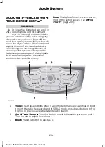 Предварительный просмотр 257 страницы Ford 2014 Fiesta Owner'S Manual