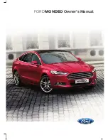 Предварительный просмотр 1 страницы Ford 2014 Mondeo Owner'S Manual