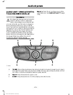 Предварительный просмотр 257 страницы Ford 2015 Fiesta Owner'S Manual