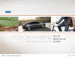 Предварительный просмотр 2 страницы Ford 2016 Fusion Hybrid Quick Reference Manual