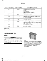 Предварительный просмотр 257 страницы Ford 2017 FUSION Owner'S Manual