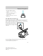 Предварительный просмотр 183 страницы Ford 207 Crown Victoria Owner'S Manual