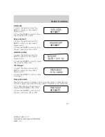 Предварительный просмотр 147 страницы Ford Aviator 2005 Owner'S Manual