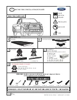 Предварительный просмотр 21 страницы Ford BEDSLIDE Installation Instructions Manual