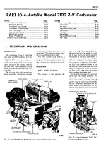 Предварительный просмотр 513 страницы Ford COUGAR 1968 Shop Manual