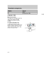 Предварительный просмотр 112 страницы Ford E-150 1997 Owner'S Manual