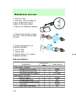 Предварительный просмотр 166 страницы Ford E-150 1997 Owner'S Manual