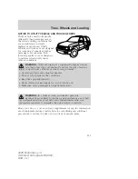 Preview for 113 page of Ford Econoline 2008 Owner'S Manual