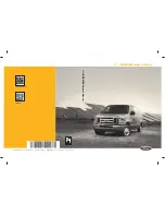 Предварительный просмотр 1 страницы Ford Econoline E-150 Owner'S Manual