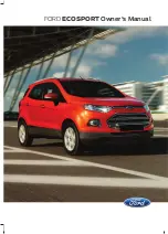 Ford ECOSPORT 2016 Owner'S Manual предпросмотр