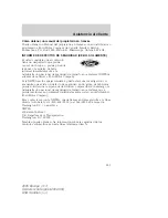 Предварительный просмотр 259 страницы Ford ESCAPE 2005 Owner'S Manual