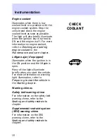 Предварительный просмотр 10 страницы Ford Escort 1997 Owner'S Manual