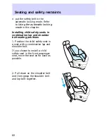 Предварительный просмотр 68 страницы Ford Escort 1997 Owner'S Manual