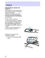 Предварительный просмотр 86 страницы Ford Escort 1997 Owner'S Manual