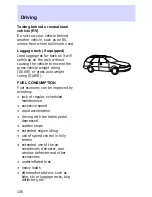 Предварительный просмотр 106 страницы Ford Escort 1997 Owner'S Manual