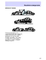 Предварительный просмотр 123 страницы Ford Escort 1997 Owner'S Manual