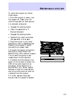 Предварительный просмотр 131 страницы Ford Escort 1997 Owner'S Manual