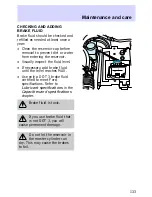 Предварительный просмотр 133 страницы Ford Escort 1997 Owner'S Manual