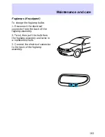 Предварительный просмотр 163 страницы Ford Escort 1997 Owner'S Manual