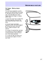 Предварительный просмотр 167 страницы Ford Escort 1997 Owner'S Manual