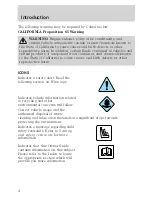 Предварительный просмотр 3 страницы Ford Escort 2001 Owner'S Manual