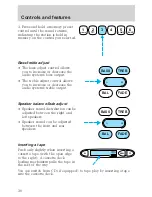 Предварительный просмотр 31 страницы Ford Escort 2001 Owner'S Manual