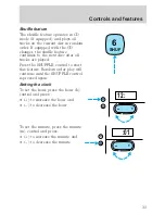 Предварительный просмотр 34 страницы Ford Escort 2001 Owner'S Manual